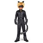 Costum Deluxe Motan Noir cu peruca si accesorii pentru copii - Miraculous LadyBug 4-5 ani 110 cm fotografia produsului
