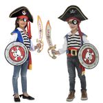 Costum Pirat Sam cu accesorii pentru copii 3-5 ani 110 - 120 cm fotografia produsului View 4 S