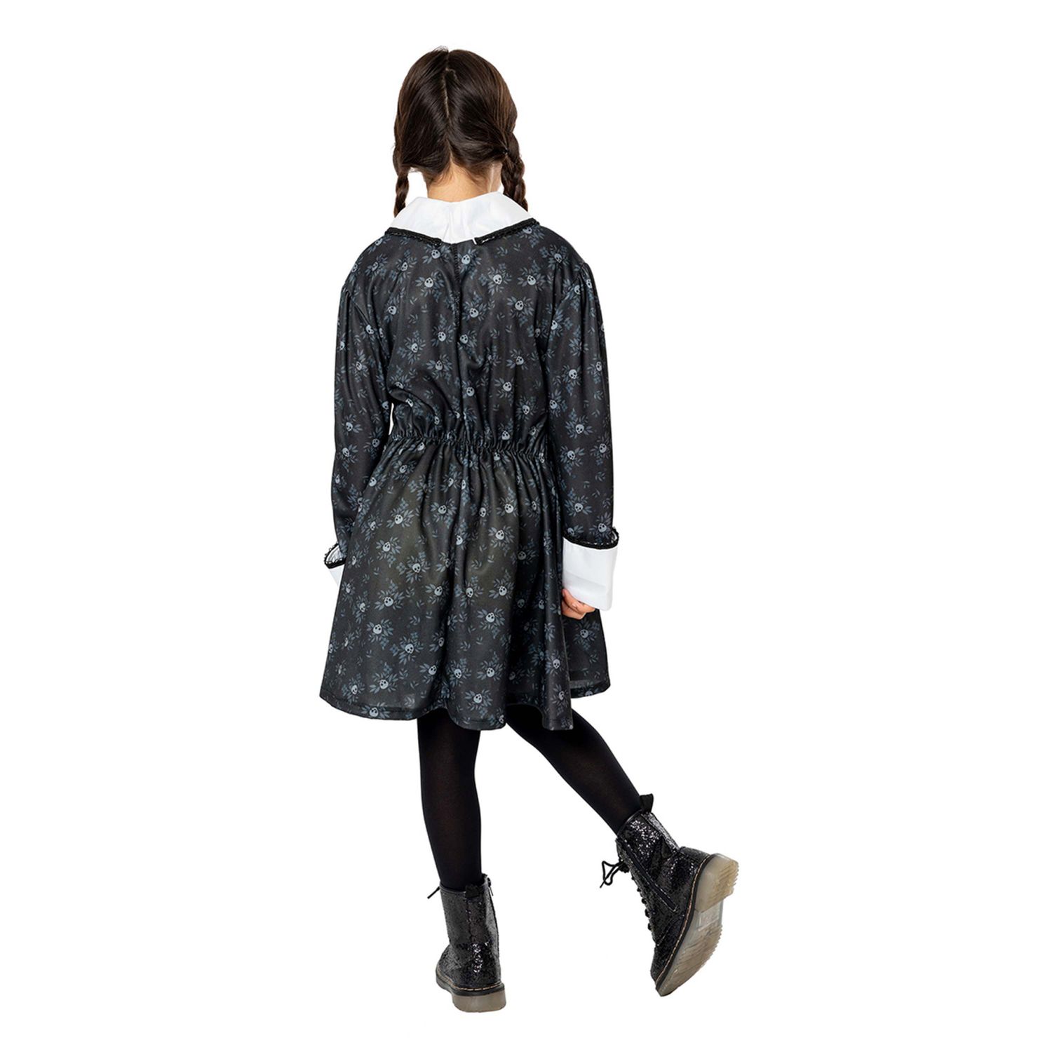 Costum Wednesday pentru fete - Familia Addams 3-4 ani 104 cm fotografia produsului View 2 L