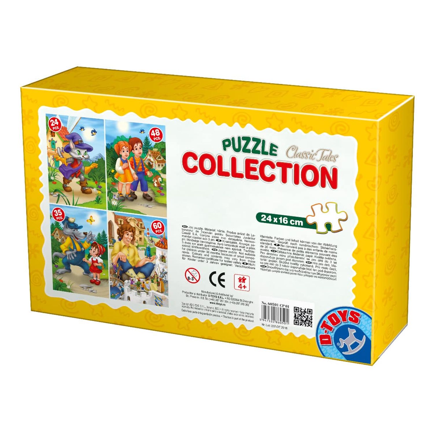 Colecție 4 puzzle-uri Basme de 24, 35, 48 și 60 piese fotografia produsului View 2 L