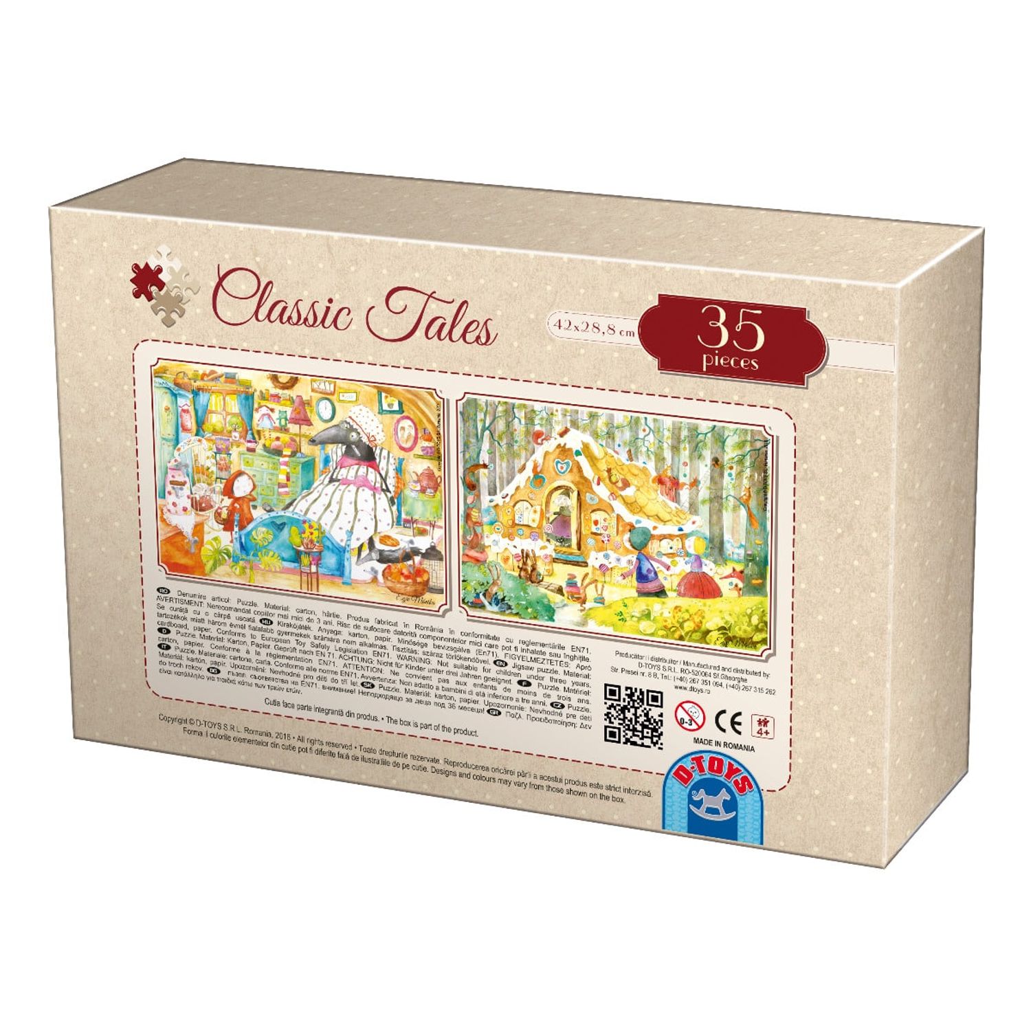 Hansel și Gretel - Puzzle copii, 35 piese fotografia produsului View 2 L