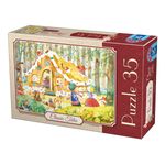 Hansel și Gretel - Puzzle copii, 35 piese fotografia produsului