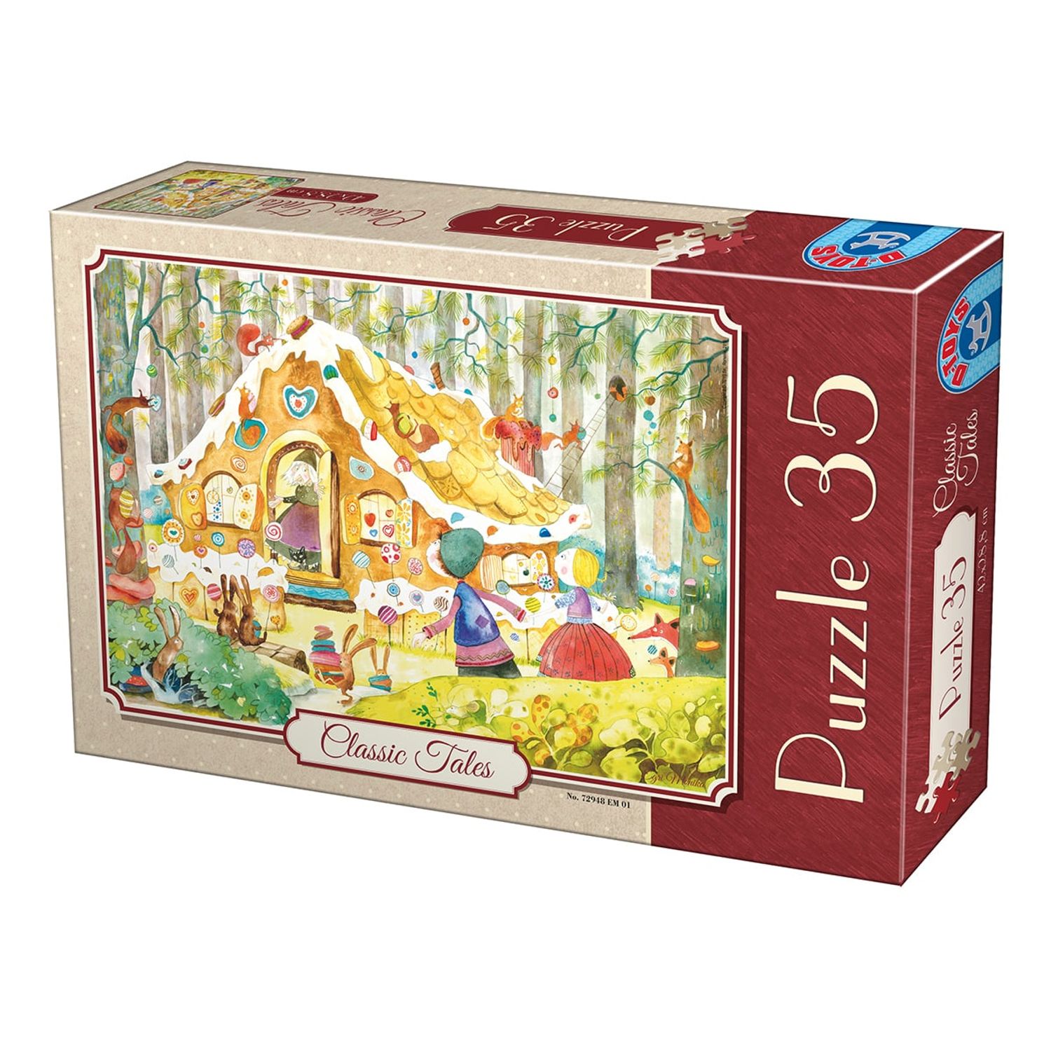 Hansel și Gretel - Puzzle copii, 35 piese fotografia produsului