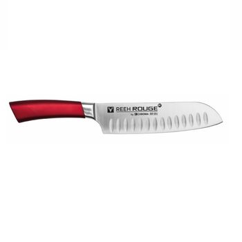 Cutit pentru peste, carne si legume, 18 cm SANTOKU Chroma Reeh Rouge RR-04