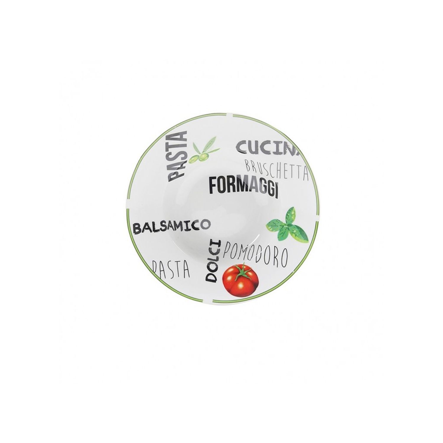 Farfurie pentru paste Italia, portelan, 25 cm fotografia produsului