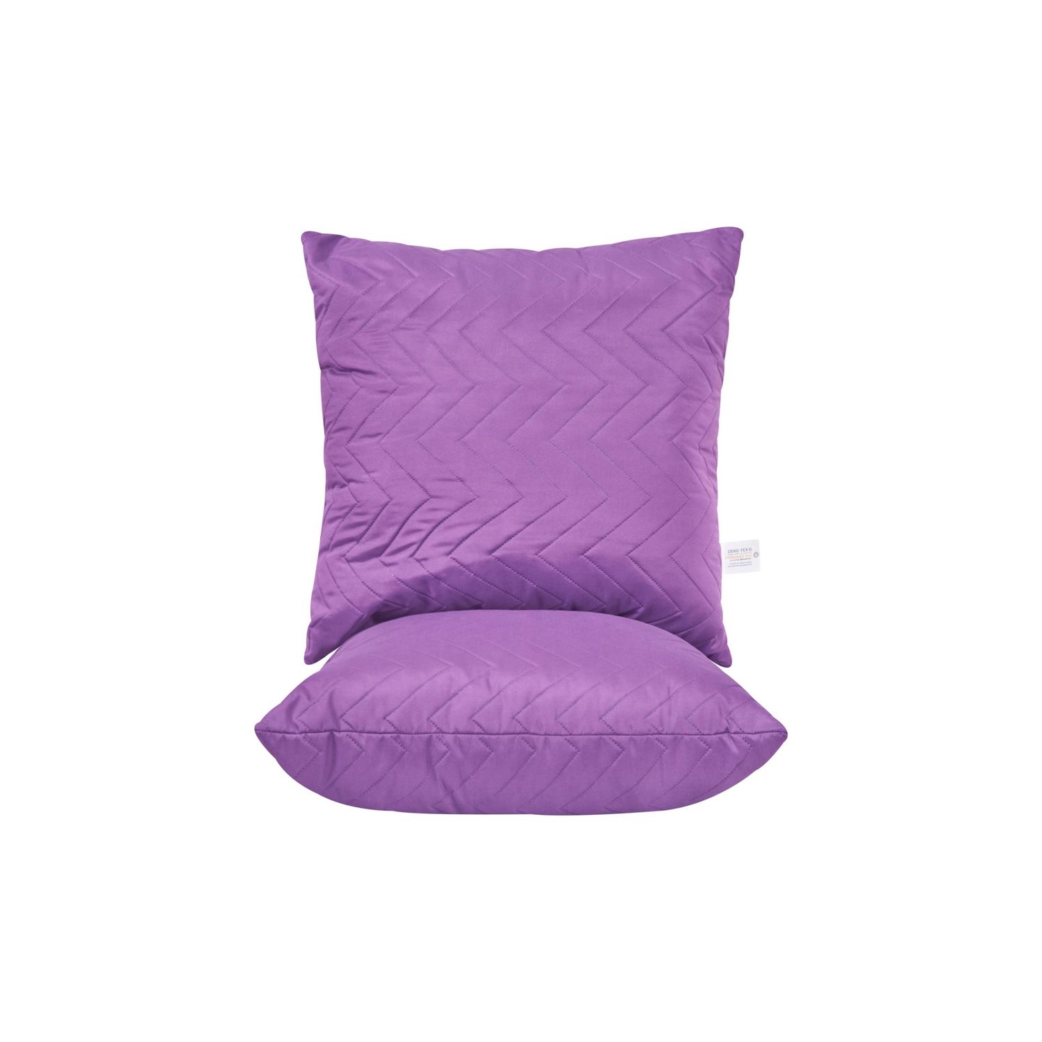 Set 2 Perne matlasate US, microfibra Purple Magic, 70x70 cm fotografia produsului