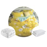 Pachet 1 Lenjerie de pat A50.211 microfibra imprimata + 1 pilota 200x220 + 2 perne 50x70 fotografia produsului