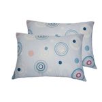 Set 2 perne matlasate Circles Somnart 50x70 cm, microfibra fotografia produsului