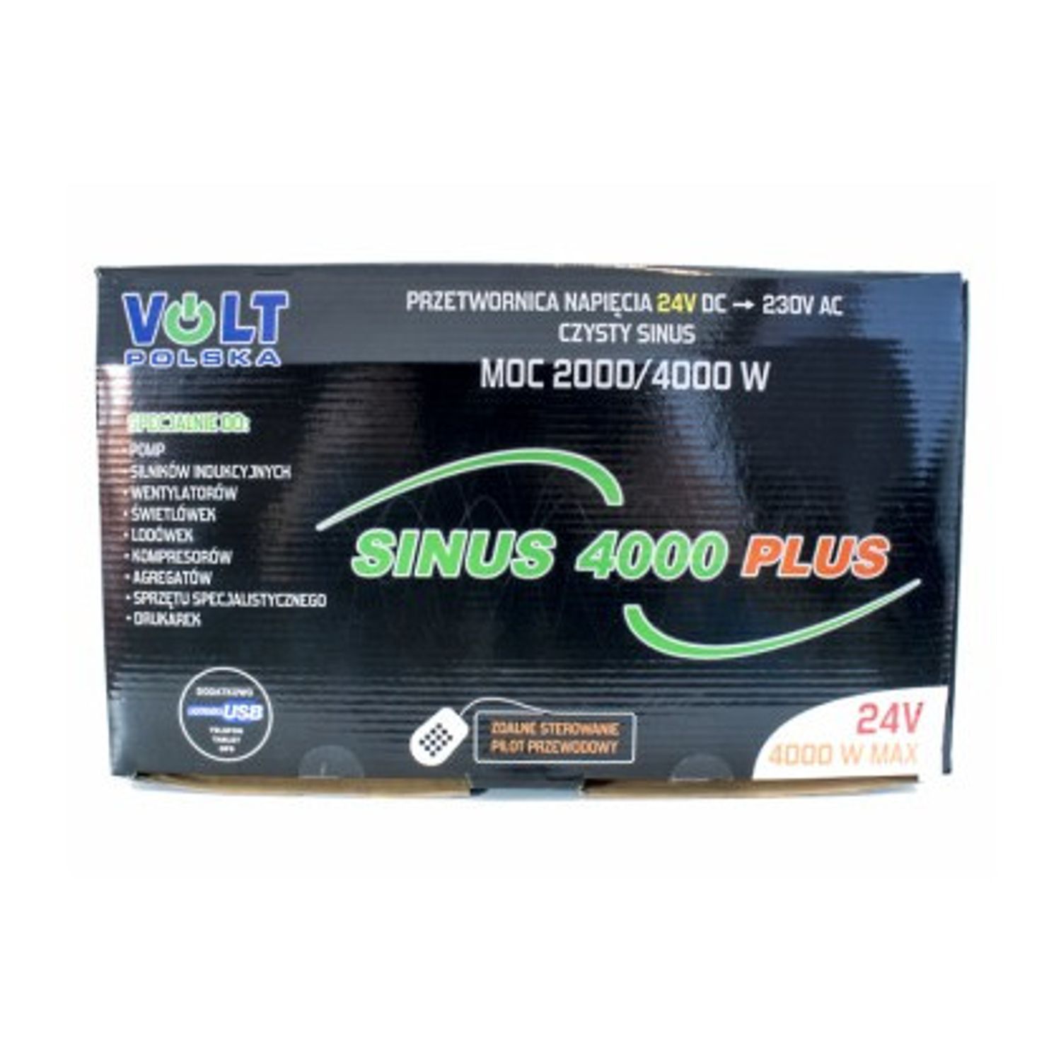 Invertor auto Convertor SINUS PLUS 4000 24V fotografia produsului View 3 L