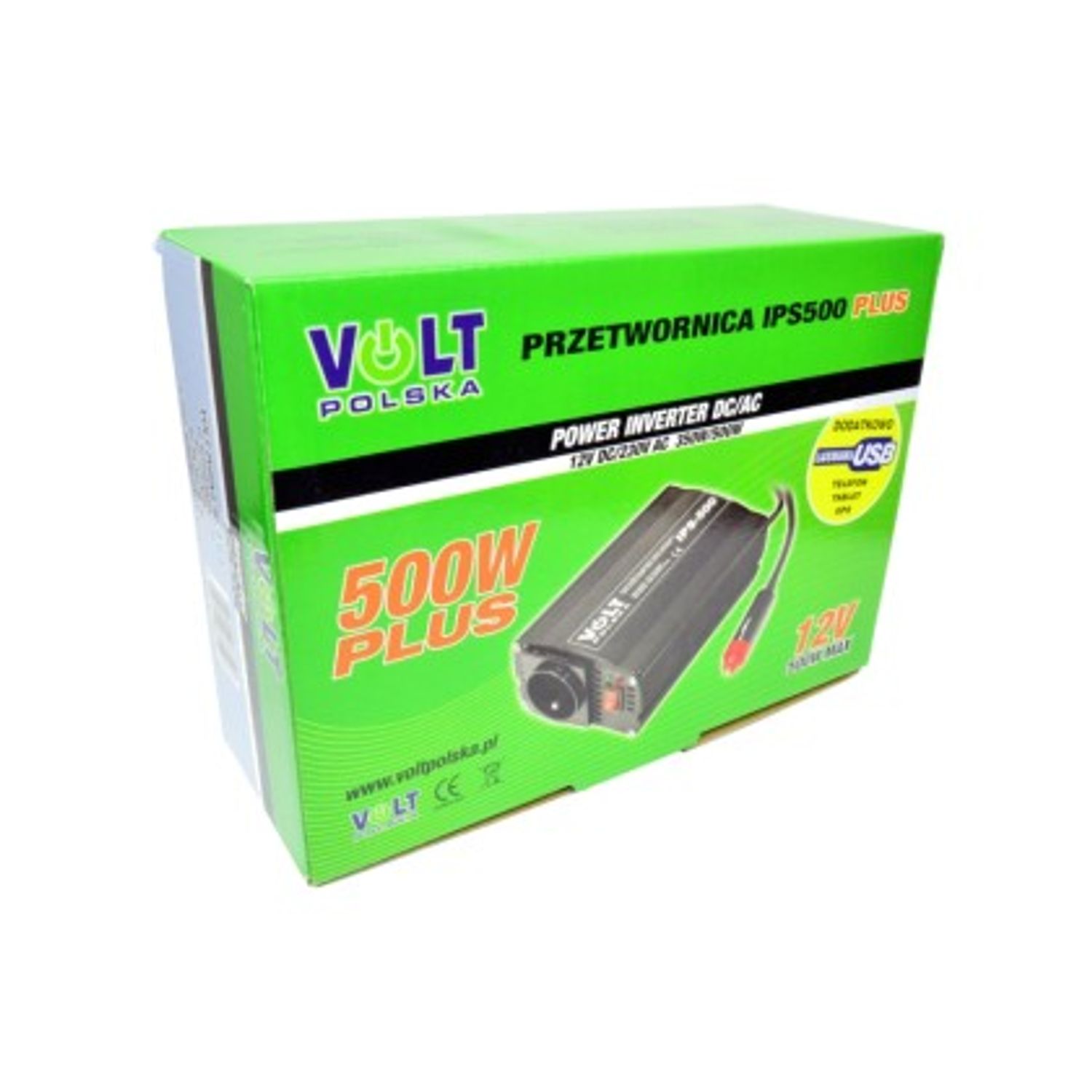 Invertor auto Convertor 12V  220V IPS 500 PLUS fotografia produsului View 3 L