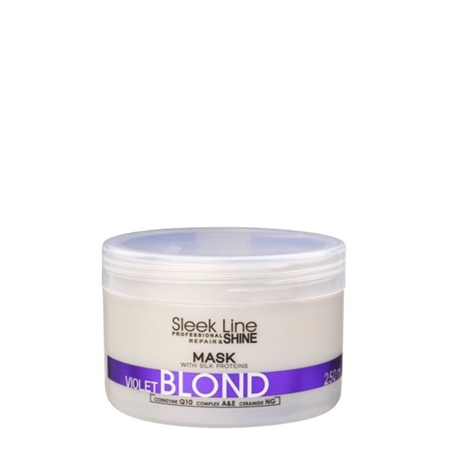 SLEEK LINE - Masca VIOLET BLOND - contine pigment neutralizant violet, 250ml fotografia produsului