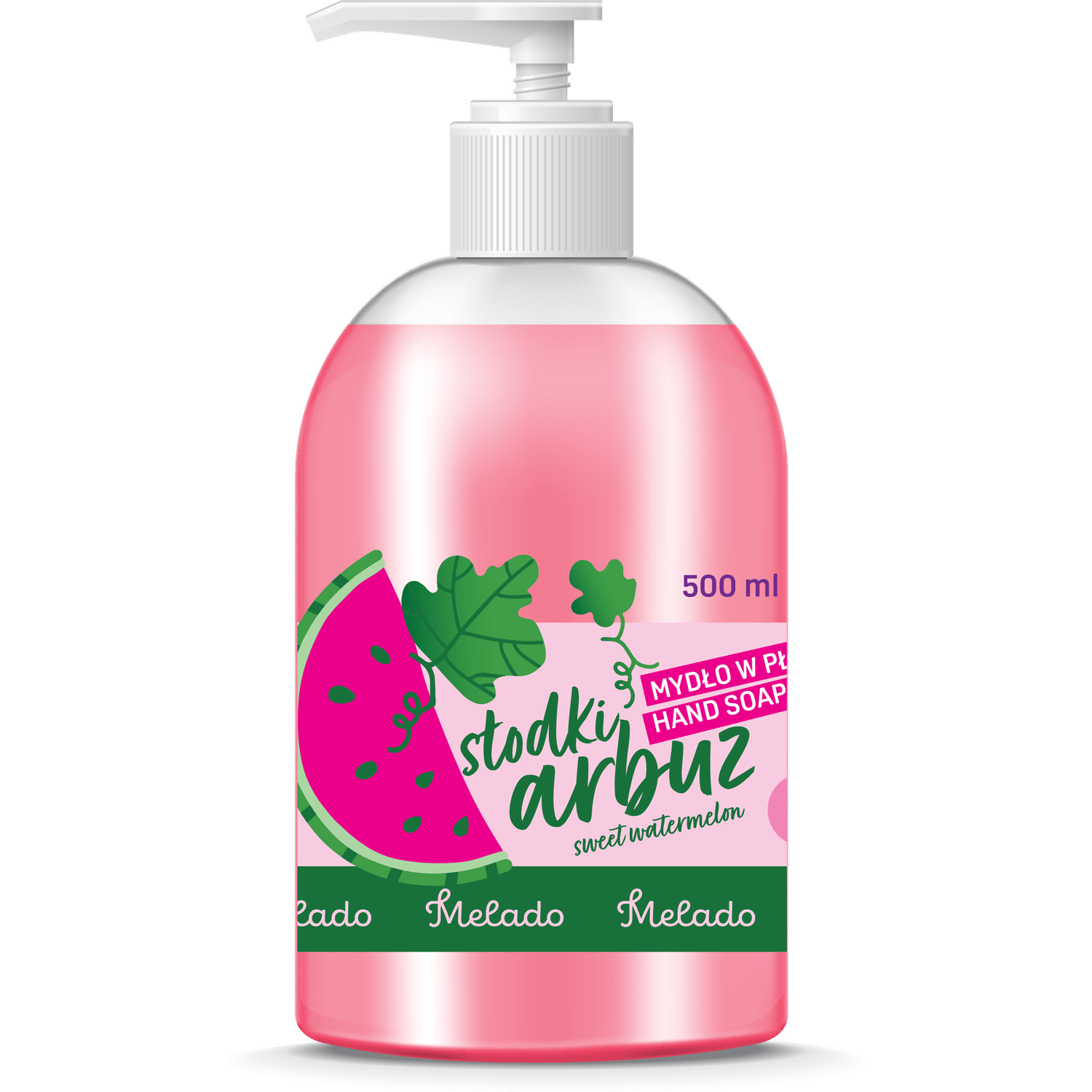 MELADO - Sapun Lichid pentru maini - Pepene Rosu. 500ml fotografia produsului