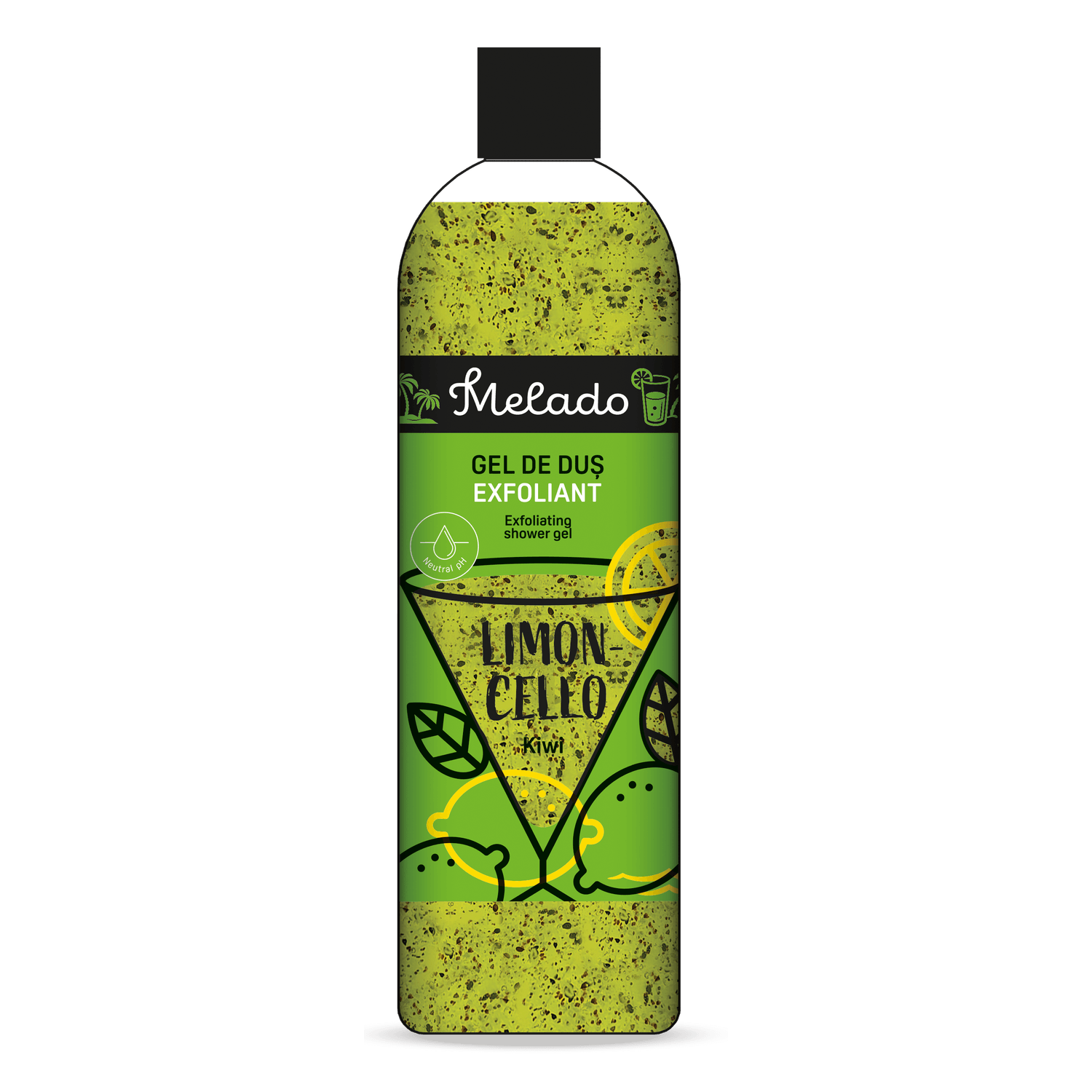 MELADO - Gel de dus exfoliant LIMONCELLO - kiwi, 500ml fotografia produsului