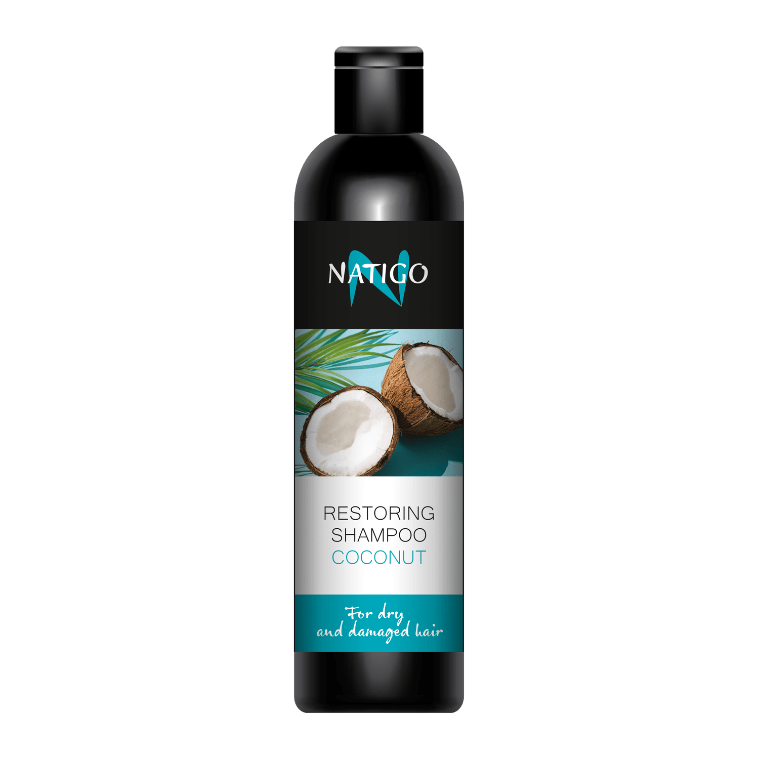 NATIGO - Sampon pentru par deteriorat - COCOS, 300ml fotografia produsului