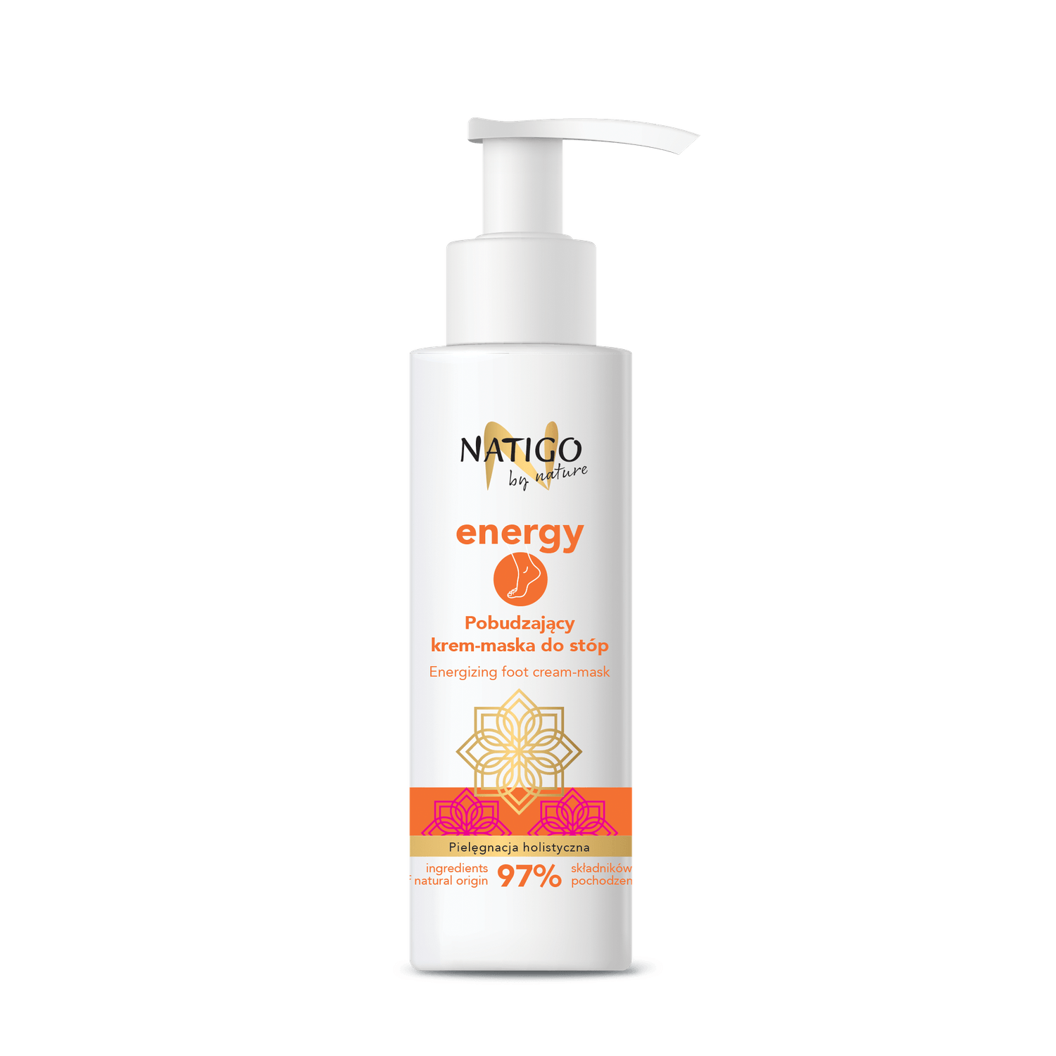 NATIGO BY NATURE - Holistic Line - Crema-masca energizanta pentru picioare - 97% natural ingredients, 100ml fotografia produsului