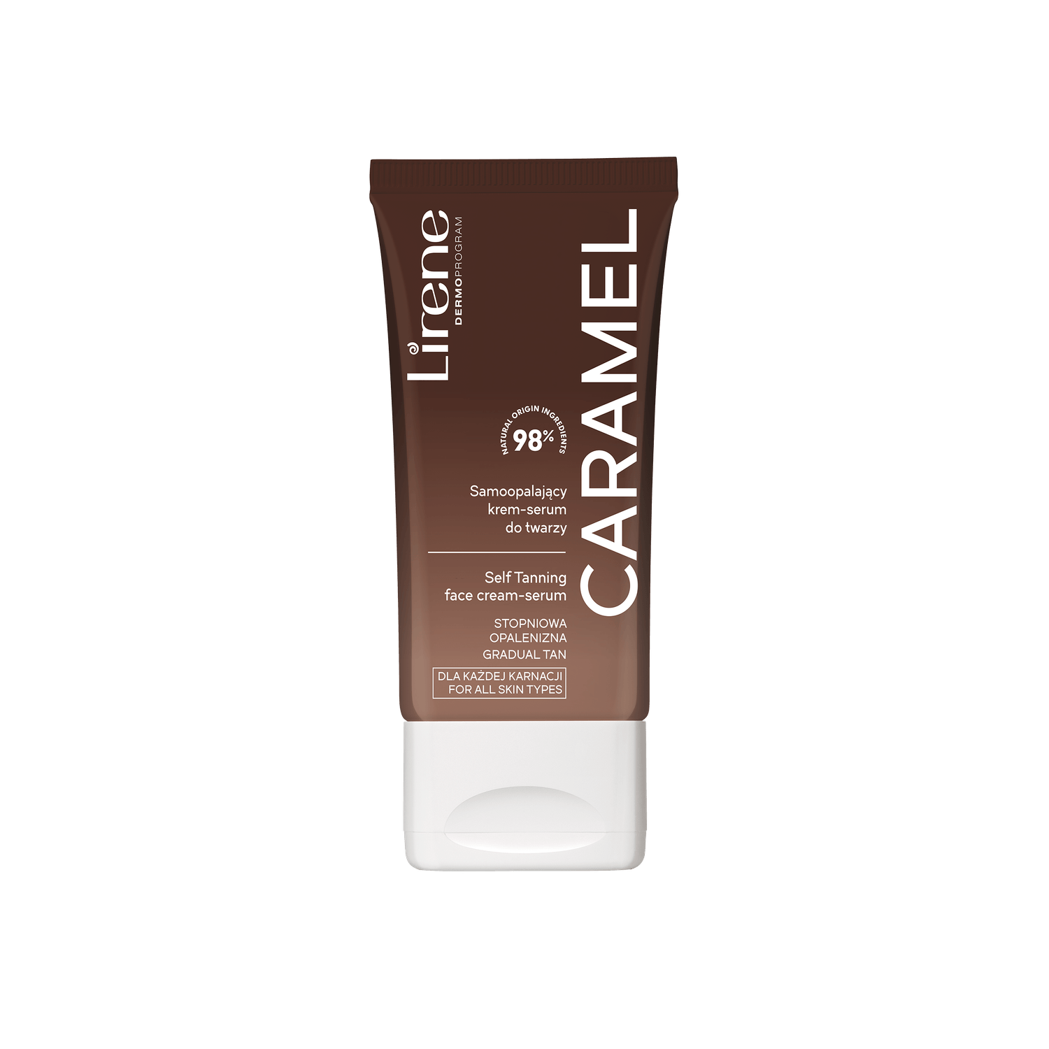 LIRENE PERFECT TAN - Crema-ser autobronzant facial CARAMEL GLOW, 50ml fotografia produsului View 2 L