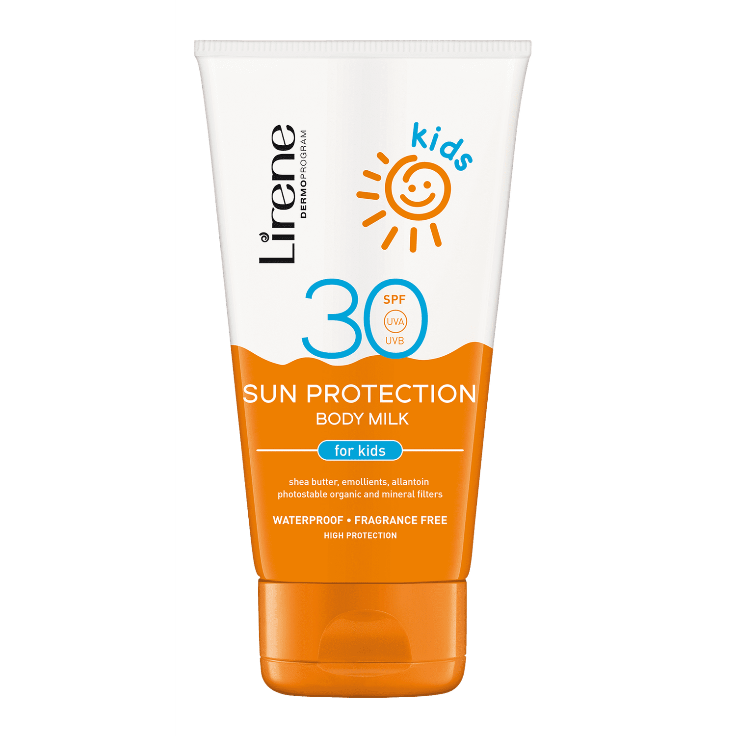 LIRENE SUN - Lapte de corp pentru protectie solara copii SPF 30, 150ml fotografia produsului