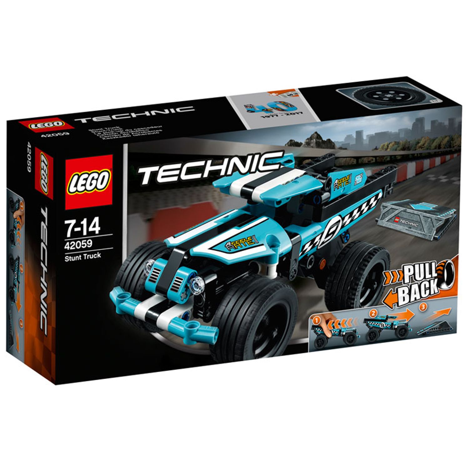 LEGO Technic - Camion de cascadorie (42059), 142 piese fotografia produsului