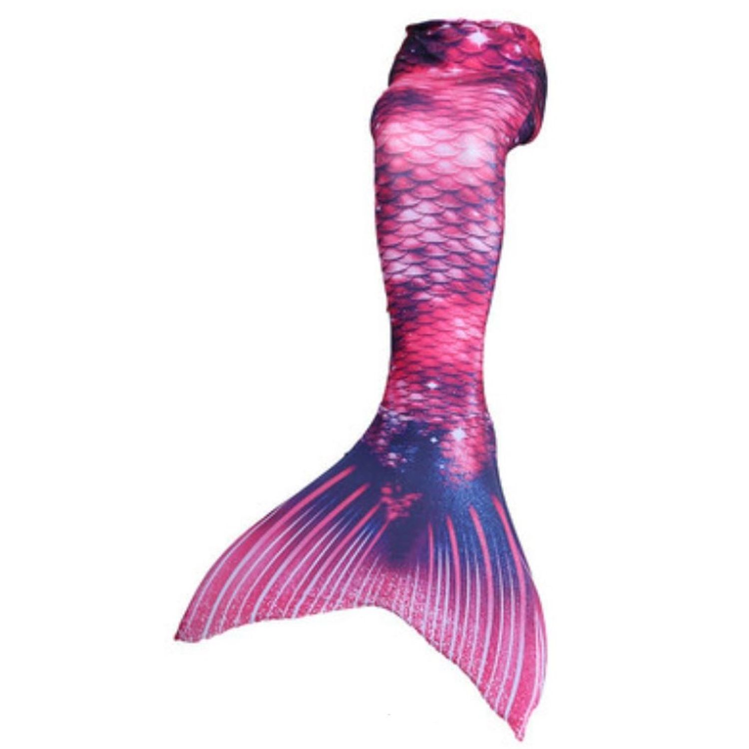 Costum de baie Model Sirena, Visiniu/Albastru, 120 cm fotografia produsului