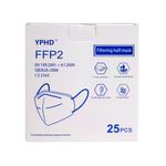 Set 25 Masti THK nivel de protectie  FFP2, 5 straturi,  CE fotografia produsului View 2 S