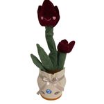 Jucarie Interactiva, Cactus  Dansator THK, Lalea, USB,120 melodii, luminite, 32cm, Bordo fotografia produsului View 3 S