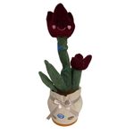 Jucarie Interactiva, Cactus  Dansator THK, Lalea, USB,120 melodii, luminite, 32cm, Bordo fotografia produsului View 6 S