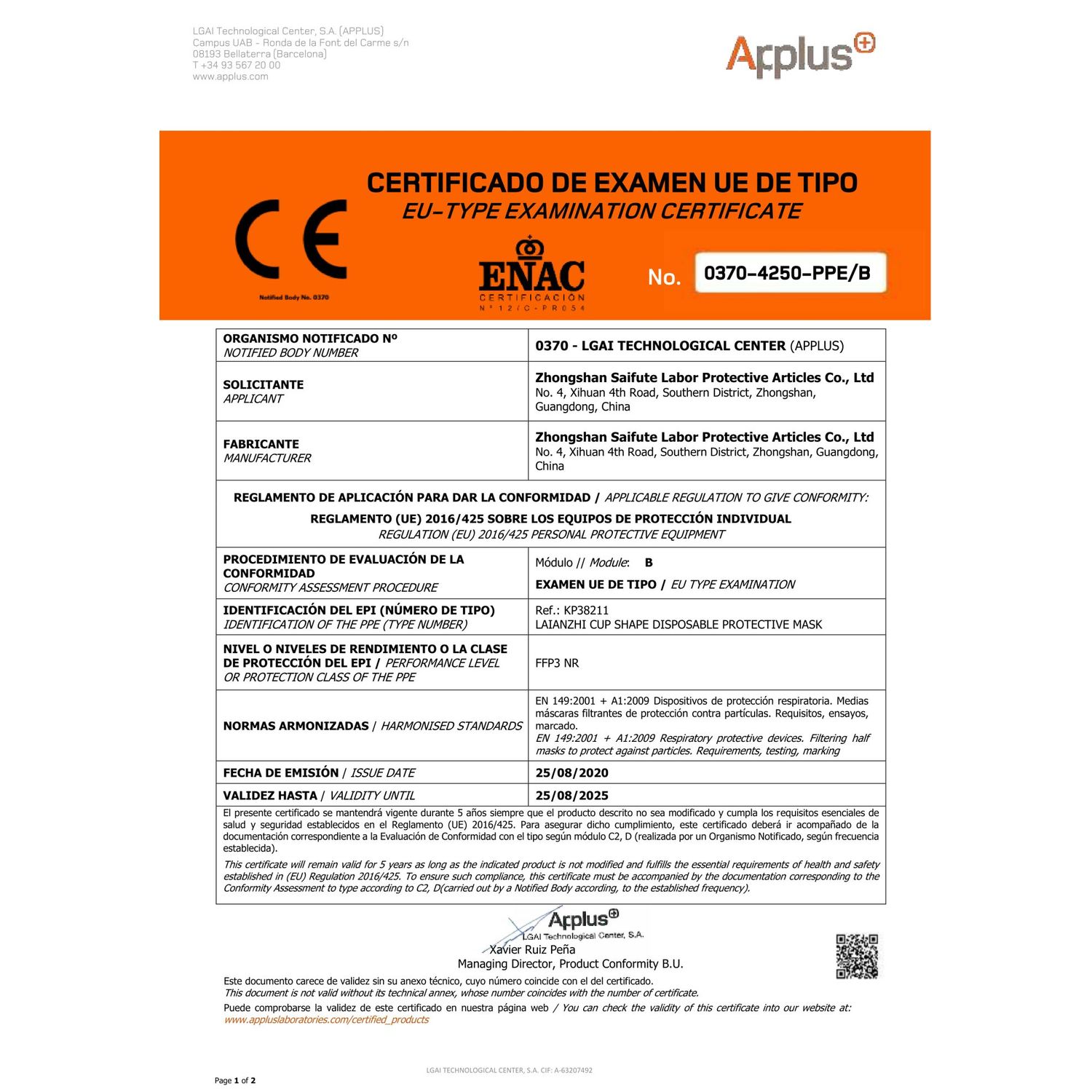 Set 5 Masca respiratoare FFP3 KN99 5 straturi protectie ridicata, conforma cu CE fotografia produsului View 5 L