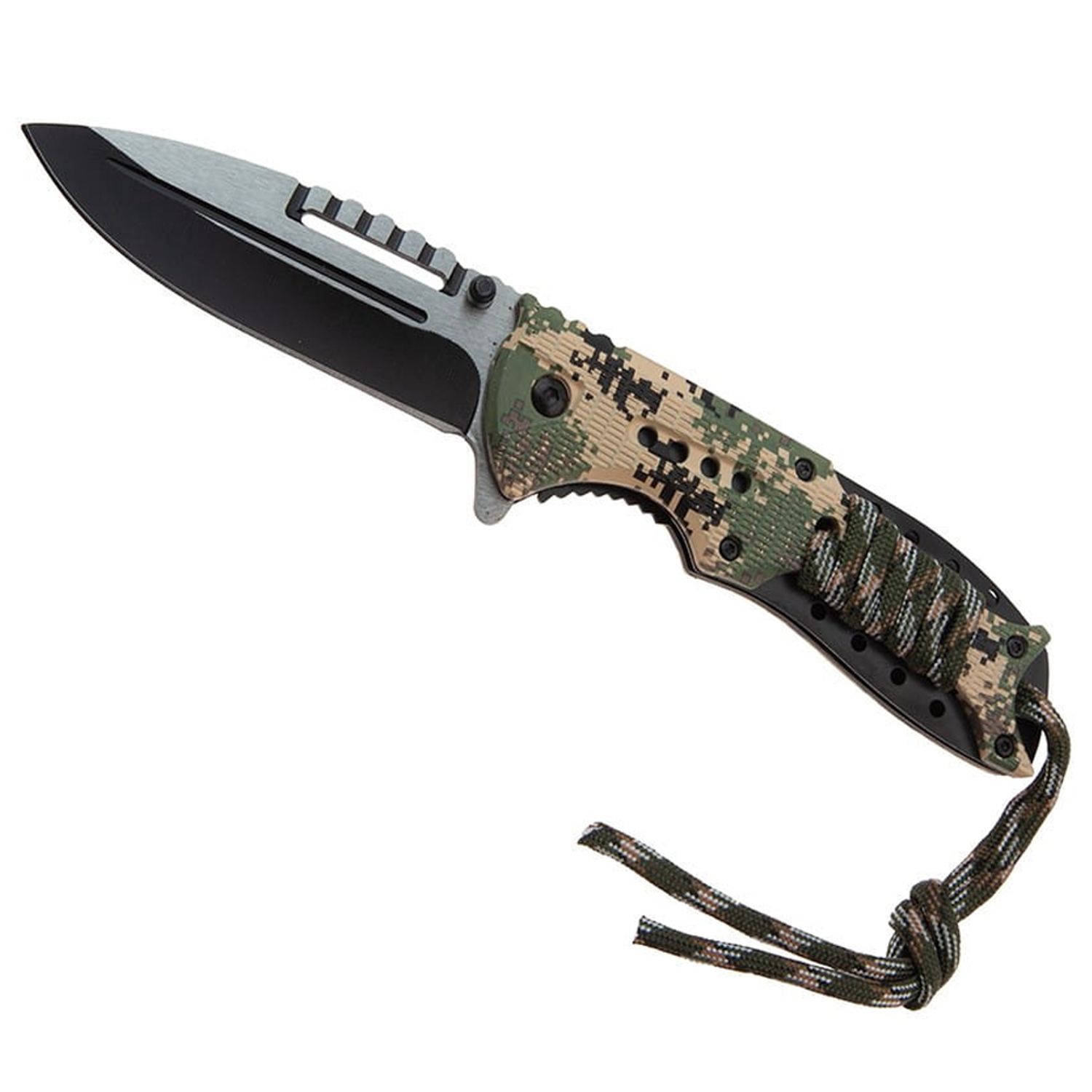 Briceag de vanatoare IdeallStore&reg;, Only Comando, otel inoxidabil, 21 cm, verde fotografia produsului View 3 L
