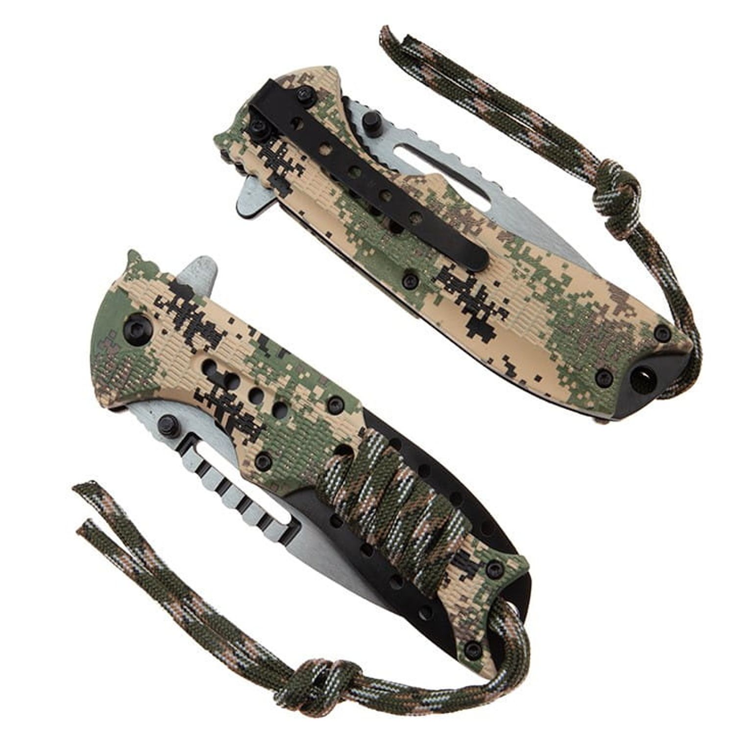 Briceag de vanatoare IdeallStore&reg;, Only Comando, otel inoxidabil, 21 cm, verde fotografia produsului View 8 L