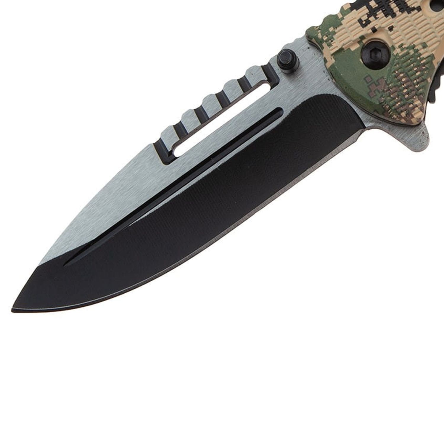 Briceag de vanatoare IdeallStore&reg;, Only Comando, otel inoxidabil, 21 cm, verde fotografia produsului View 5 L