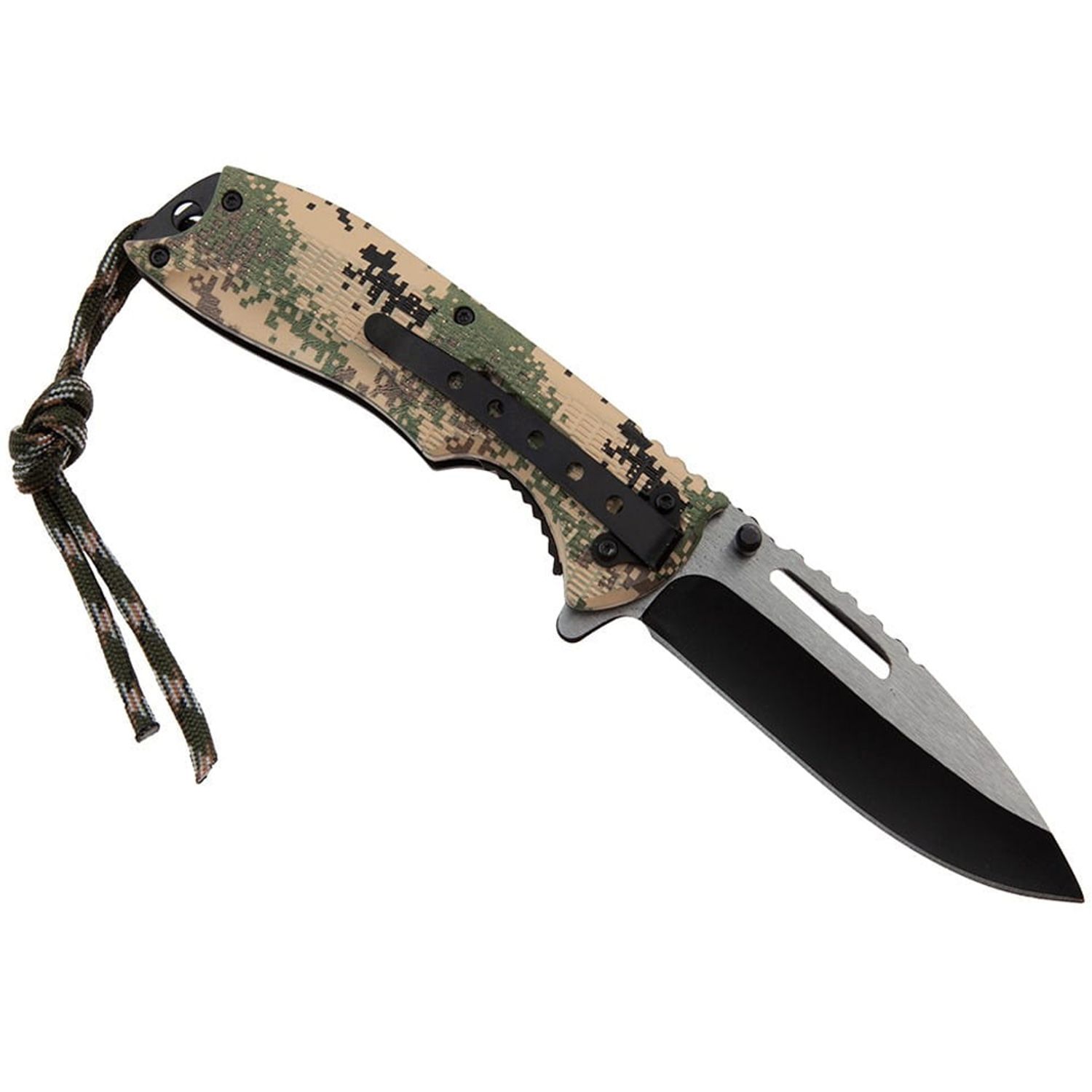 Briceag de vanatoare IdeallStore&reg;, Only Comando, otel inoxidabil, 21 cm, verde fotografia produsului View 6 L