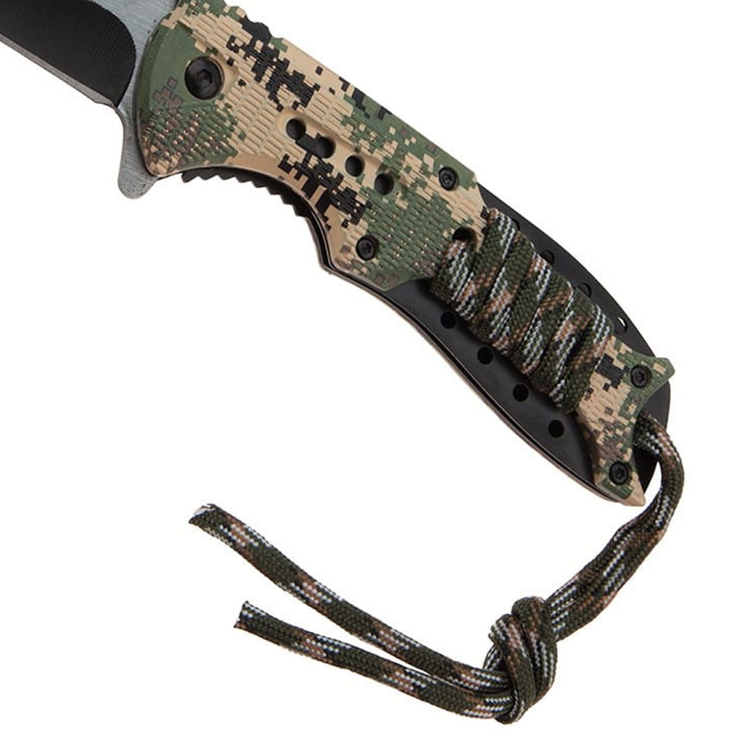 Briceag de vanatoare IdeallStore&reg;, Only Comando, otel inoxidabil, 21 cm, verde fotografia produsului View 4 L