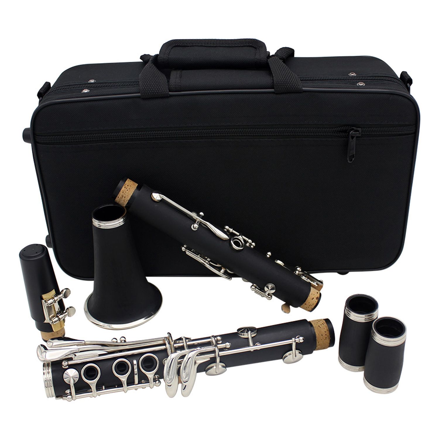 Clarinet IdeallStore®, Musical Virtue, 17 clape, 67 cm, negru, geanta inclusa fotografia produsului View 12 L