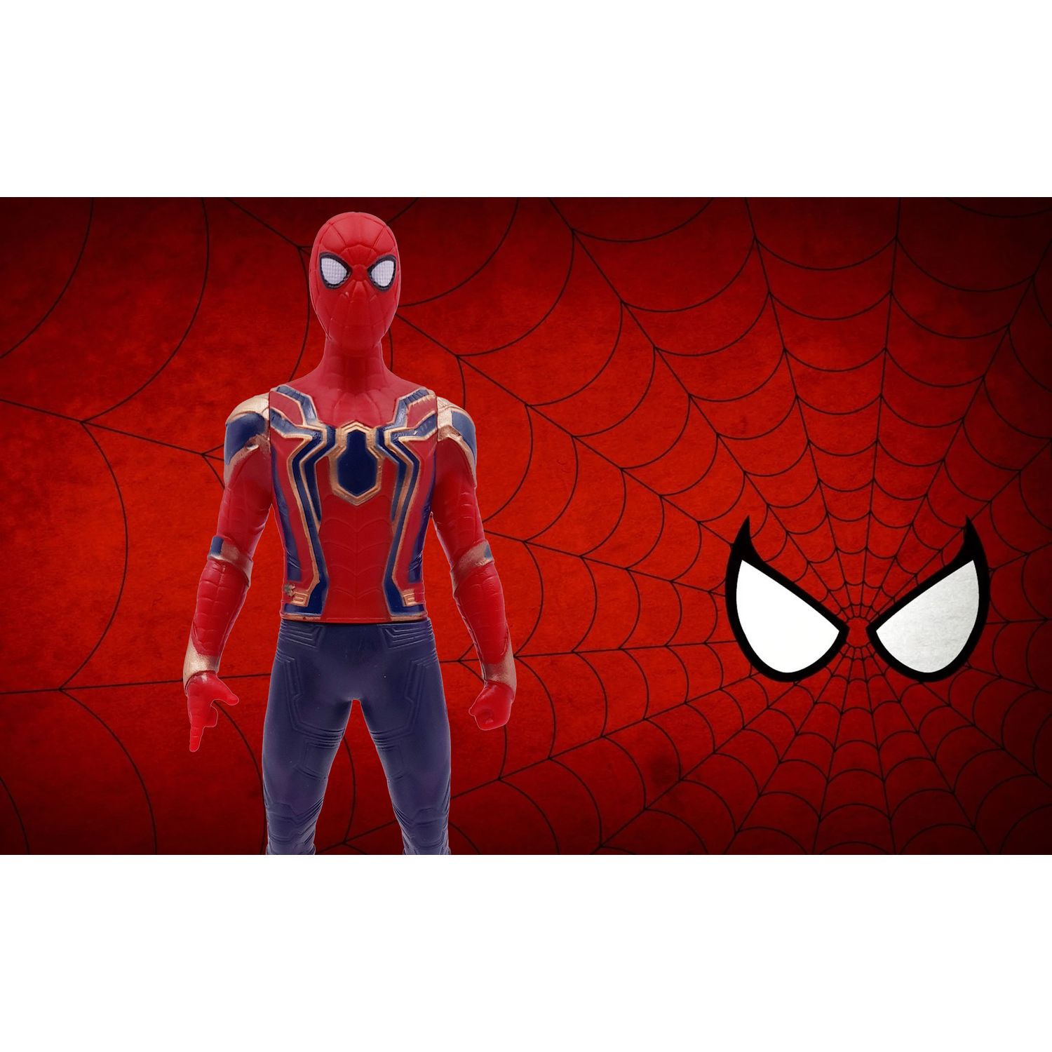 Figurina Ultimate Spiderman IdeallStore&reg;, Avenge Assembled, plastic, 22 cm, rosu fotografia produsului View 7 L