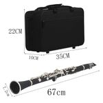 Clarinet IdeallStore®, Musical Virtue, 17 clape, 67 cm, negru, geanta inclusa fotografia produsului View 14 S