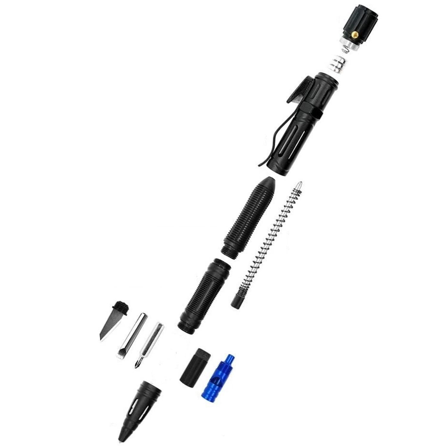 Pix tactic IdeallStore&reg;, Comando Corps, multifunctional, aluminiu, 15.5 cm, negru fotografia produsului View 3 L