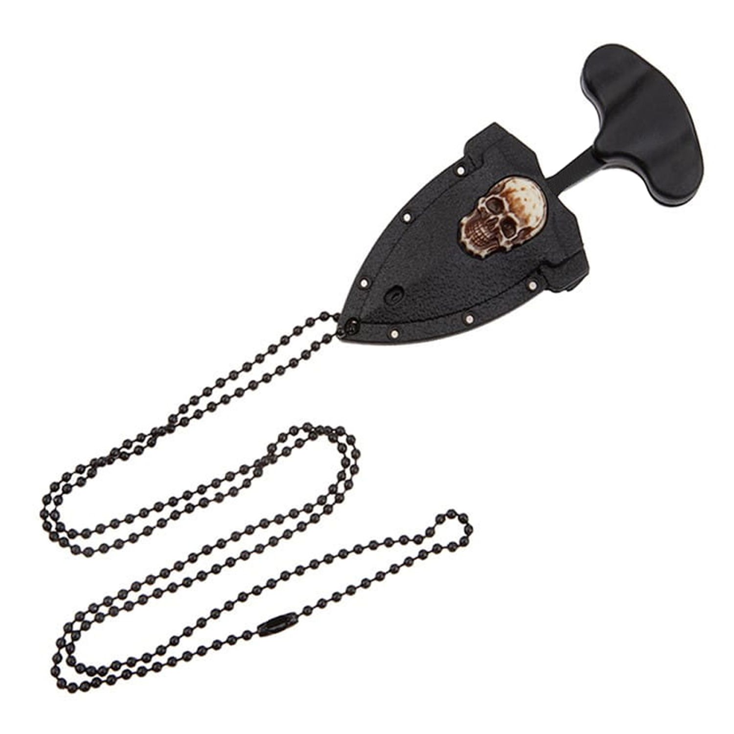 Cutit tactic de camping IdeallStore&reg;, Broken Death, 8 cm, negru, teaca inclusa fotografia produsului View 6 L