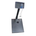 Cantar cu platforma IdeallStore®, brat rabatabil, display LCD, 500 kg, metalic, albastru fotografia produsului View 6 S
