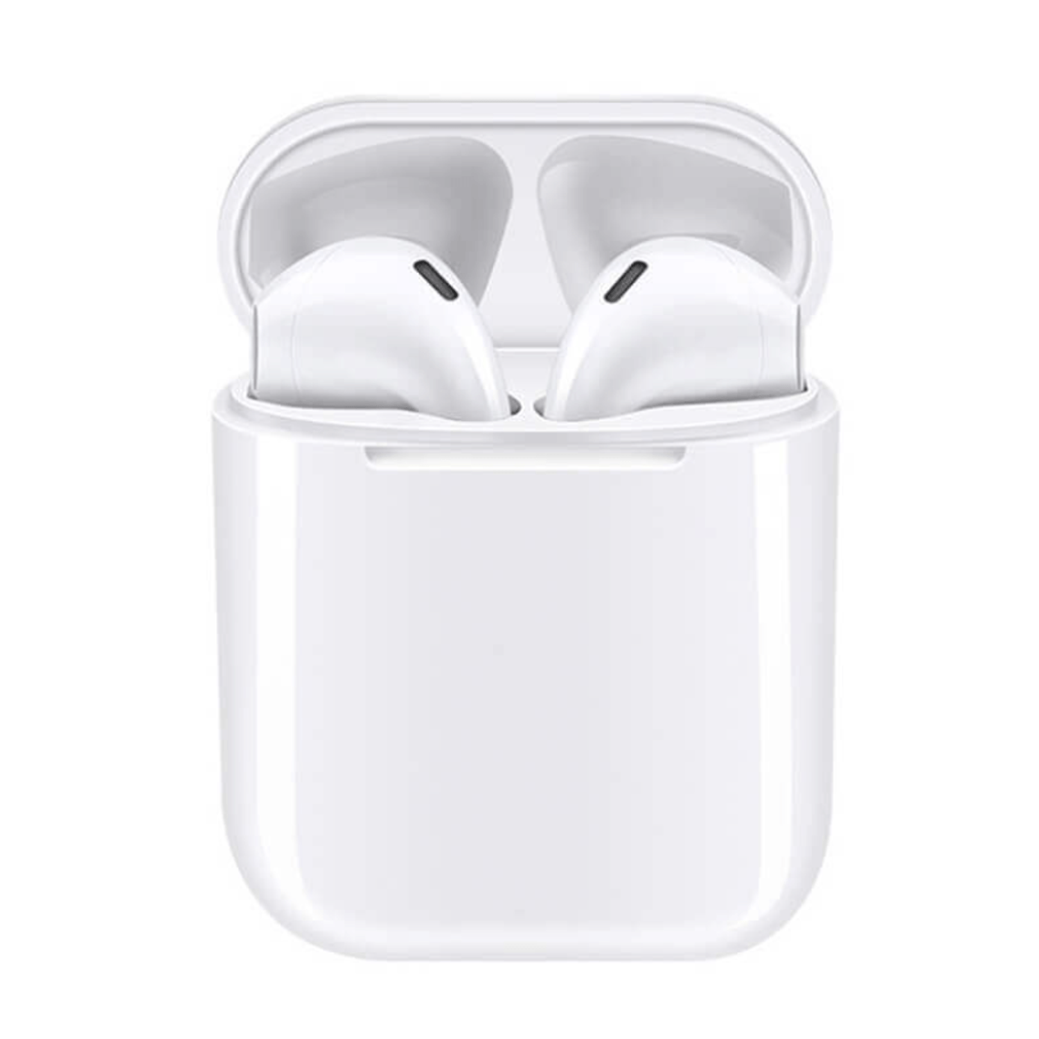 Casti bluetooth IdeallStore&reg; wireless, Special Time, 5.0, compatibile iOS si Android, albe fotografia produsului