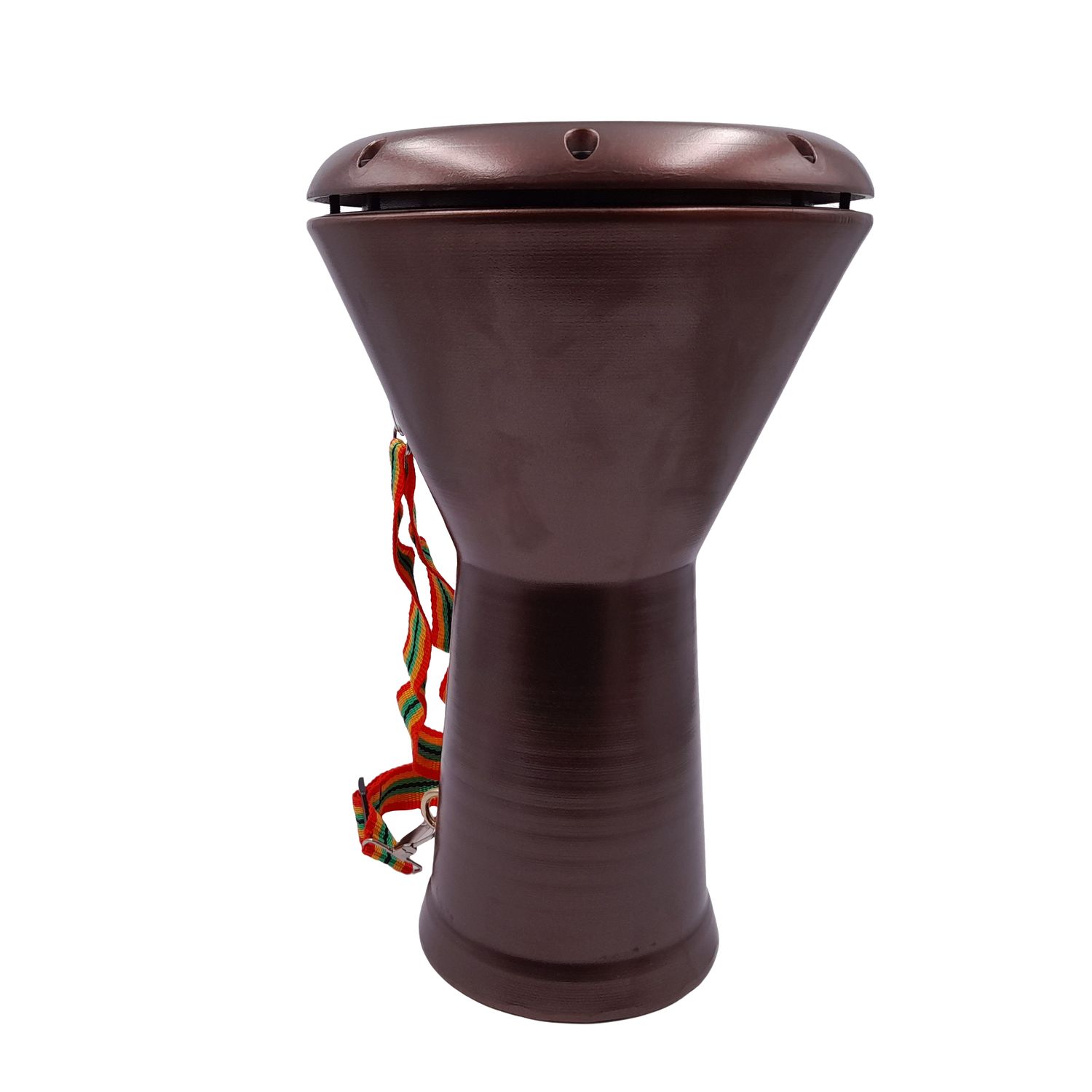 Tarabana IdeallStore&reg;, Oriental Sounds, metalica, 44 cm, maro, husa inclusa fotografia produsului View 5 L