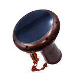 Tarabana IdeallStore&reg;, Oriental Sounds, metalica, 44 cm, maro, husa inclusa fotografia produsului View 7 S