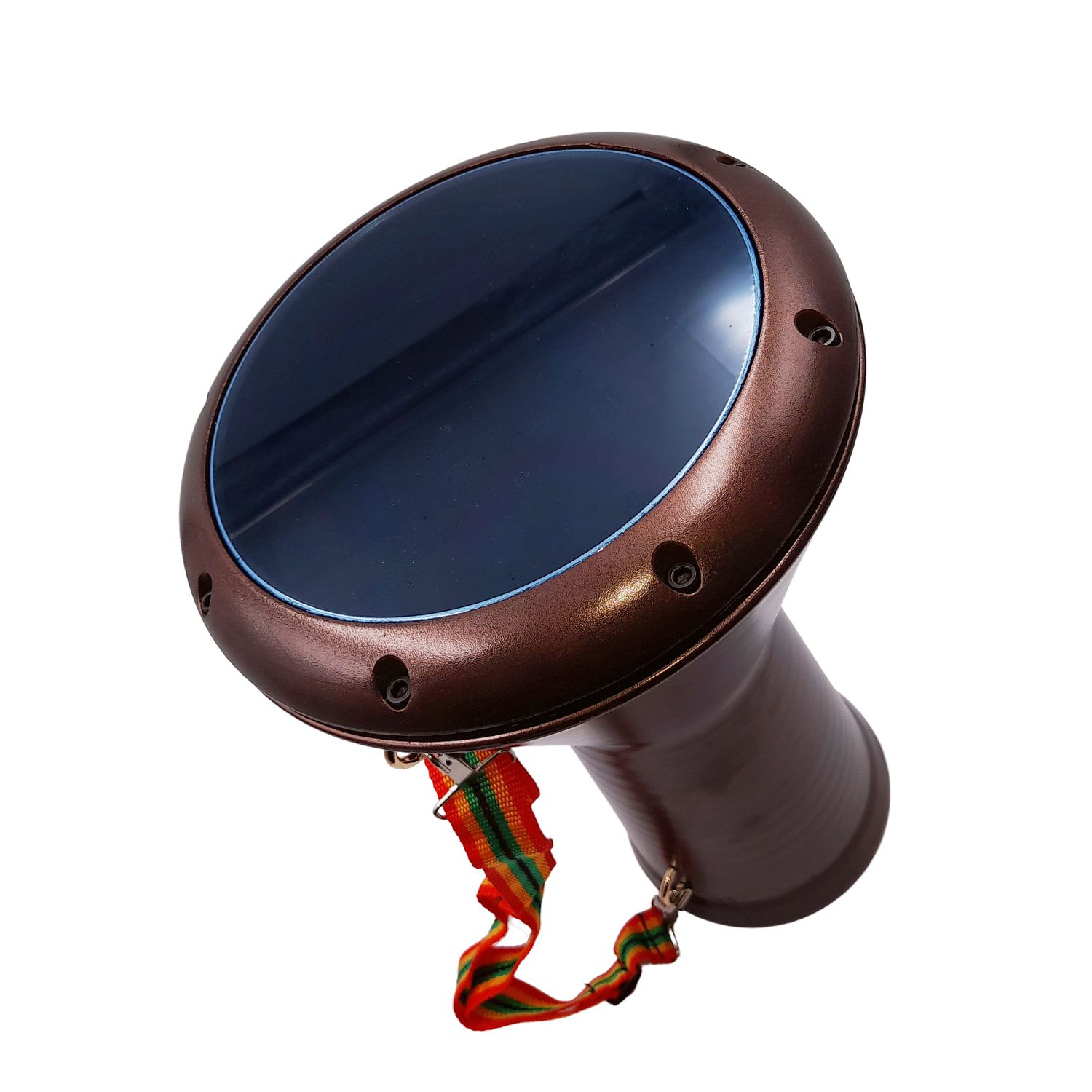 Tarabana IdeallStore&reg;, Oriental Sounds, metalica, 44 cm, maro, husa inclusa fotografia produsului View 7 L