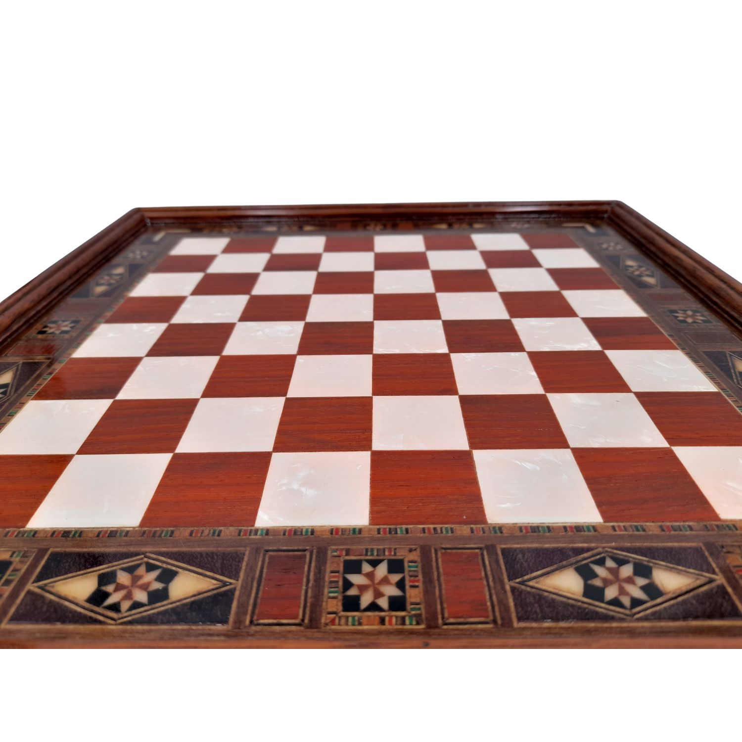 Joc sah IdeallStore&reg;, Chess Master, 30x30 cm, lemn, maro, geanta transport fotografia produsului View 3 L