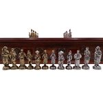 Joc sah IdeallStore&reg;, Chess Master, 30x30 cm, lemn, maro, geanta transport fotografia produsului View 10 S