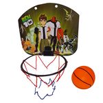 Set mini cos de baschet IdeallStore&reg;, Ben 10 Edition, plastic, minge inclusa fotografia produsului