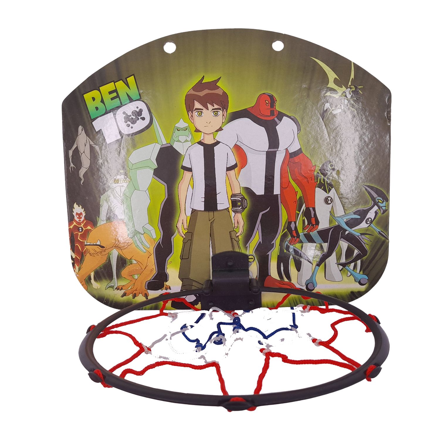Set mini cos de baschet IdeallStore&reg;, Ben 10 Edition, plastic, minge inclusa fotografia produsului View 4 L