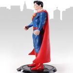 Figurina articulata IdeallStore®, Superman Man of Steel, 18 cm, stativ inclus fotografia produsului View 3 S
