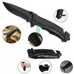 Kit de supravietuire IdeallStore&reg;, Savivour Master, 20 elemente multifunctionale, negru fotografia produsului View 3 S