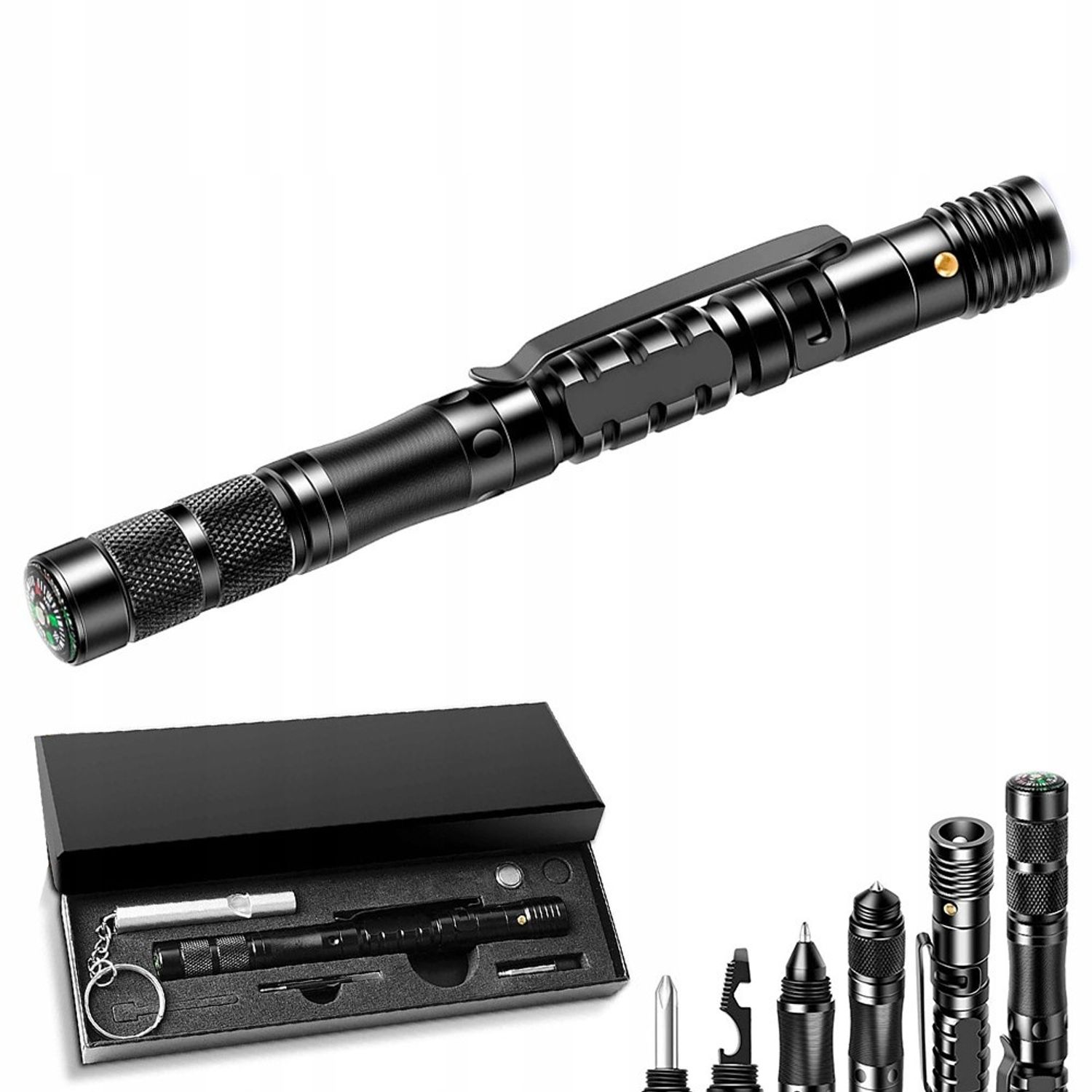Pix tactic IdeallStore&reg;, Comando Specialist, multifunctional, aluminiu, 13.5 cm, negru fotografia produsului View 2 L