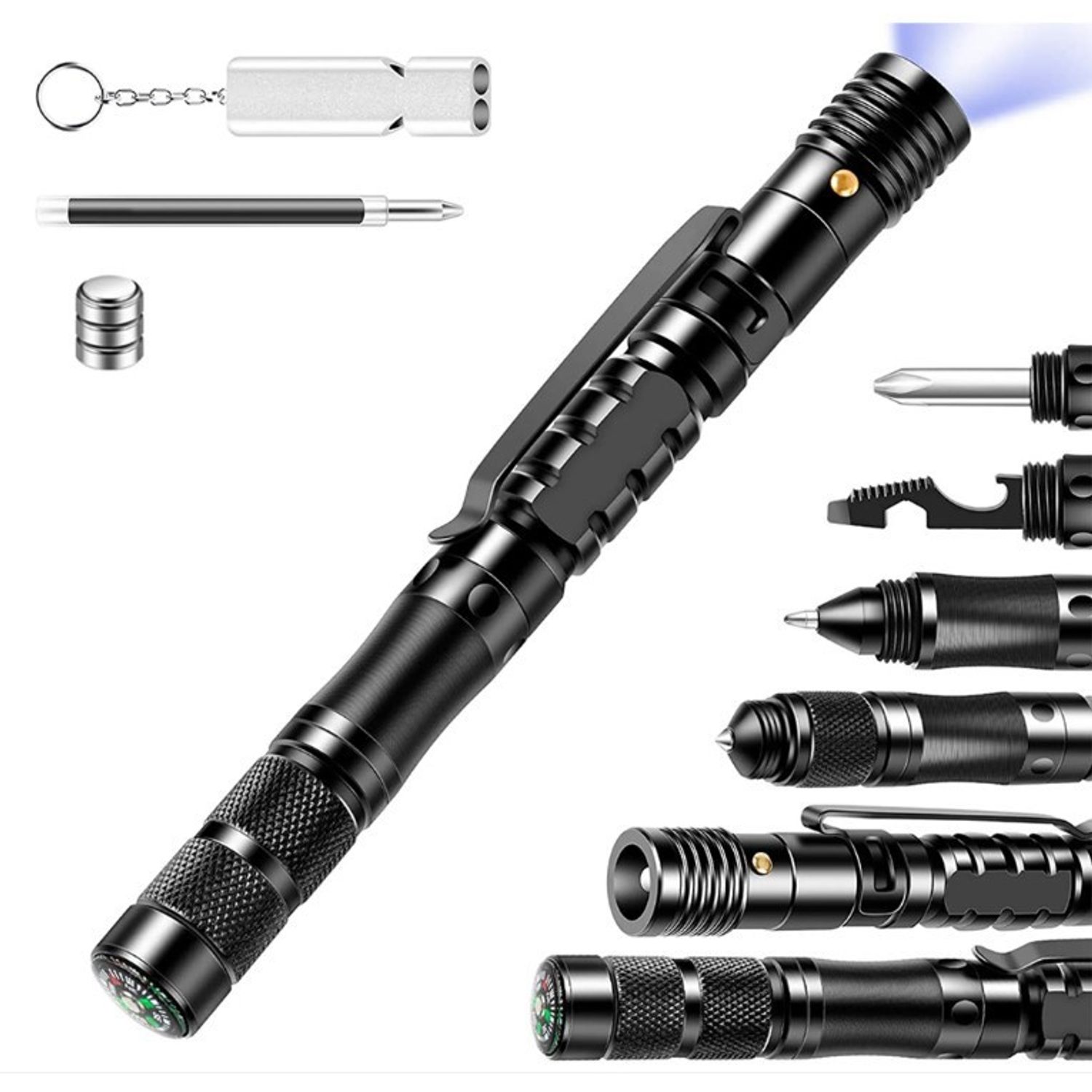 Pix tactic IdeallStore&reg;, Comando Specialist, multifunctional, aluminiu, 13.5 cm, negru fotografia produsului View 6 L